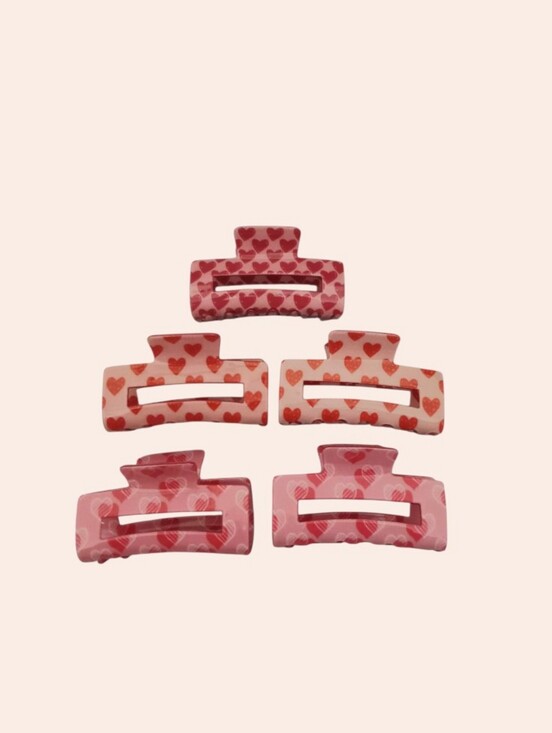 Boxkat Accessories - Heart Hair Clips